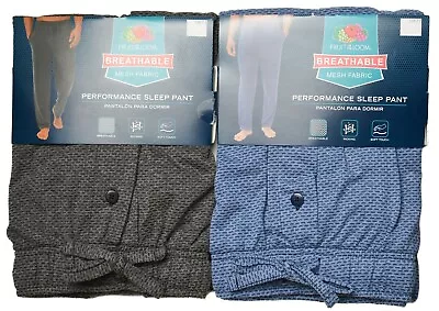 Fruit Of The Loom #10977 NEW Men's Breathable Wicking Performance Sleep Pants • $9.99