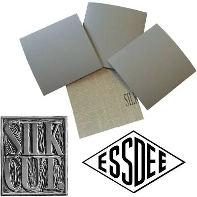 Essdee 5x Silk Cut 15x15cm Lino Linocut Linoleum Block Printmaking Carving Tiles • £13.61