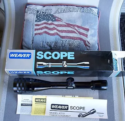 Weaver CKT-15x A.O. Target Varmint Gloss Rifle Scope NOS • $459.99