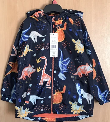 £11.50 • Buy BNWT F&F Boys Raincoat Age 6-7 Years Navy Dinosaurs