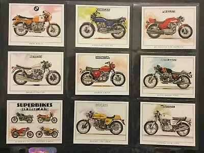 2000 Golden Era Superbikes Of The 70's (Motorcycles) Set Of 13 Cards Sku954N • $10.99