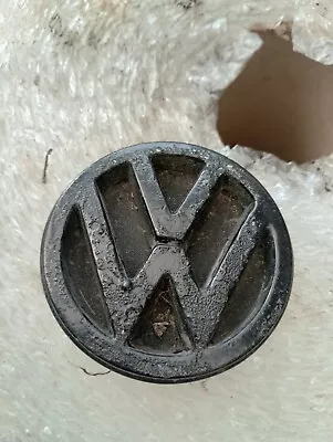 Vw Corrado Rear Vw Badge In Black Needs Sprayin Vr6 G60 16v 8v 357853601 Genuine • $18.66