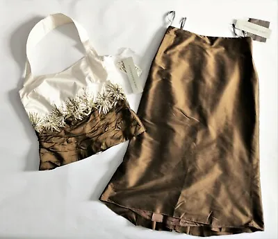 Italian Designer Linea Raffaelli Mother Of The Bride 3 Piece Outfit UK Size 12 • £100