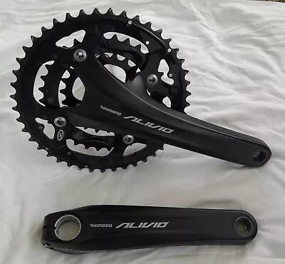 SHIMANO Alivio Crankset 9-Speed 44/32/22T FC-T4060 • $39.95