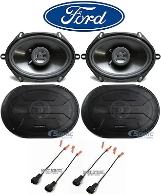 Hifonics Front+Rear Car Speaker Replacement Kit For 98-2011 Ford Crown Victoria • $74.95
