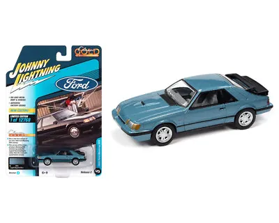 Johnny Lightning 1:64 1:64 1986 Ford Mustang SVO (Light Regatta Blue) JLSP247 • $9.99