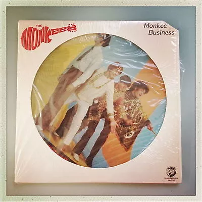 MONKEES Monkees Business Pic Disc Rhino Release Excellent • $34