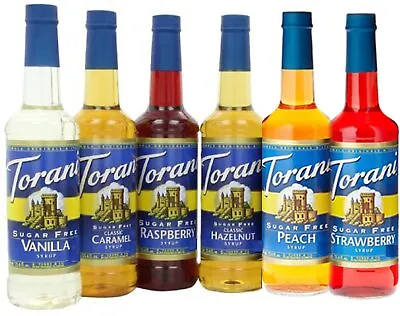 Sugar Free Torani Syrups & Drink Mixes 750 ML Bottles (select Flavor Below) • $22.79