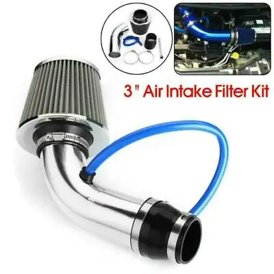 $38.99 • Buy Cold Air Intake Filter Induction Kit Pipe Power Flow Hose System Car Auto 3 