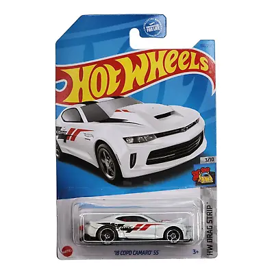 HOT WHEELS '18 COPO Camaro SS HW Drag Strip White Chevy HKH28 2023 • $2.99