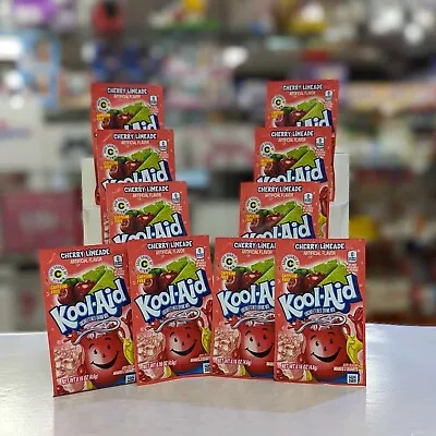 £10.99 • Buy Kool Aid Cherry Limeade 0.16oz (4.6g) X 10 Sachets USA Import