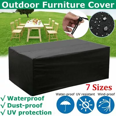 AU Waterproof Outdoor Furniture Cover Garden Patio Rain UV Table Protector Chair • $13.69