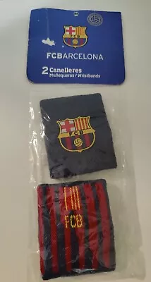 FC Barcelona Wristbands Set Of 2 New In Package • $8