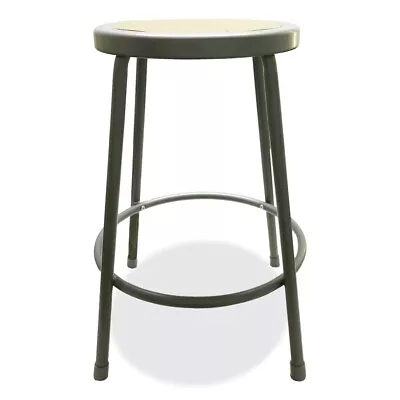 Alera IS6624G 24  Backless Industrial Metal Shop Stool - Brown New • $35.11