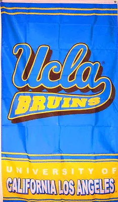 NEW 3ftx5 V UCLA BRUINS NCAA COLLEGE STORE BANNER FLAG • $17.95