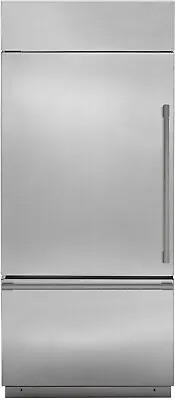 GE Monogram ZICS360NNLH 36  Built-In Bottom Mount Freezer Refrigerator • $6499.99