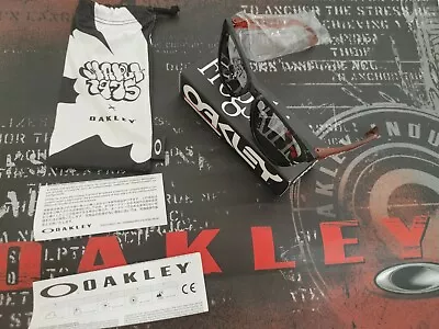 $199.95 • Buy Oakley X Staple STPL Frogskins Graffiti Black Prizm Black Iridium SOLD OUT RARE