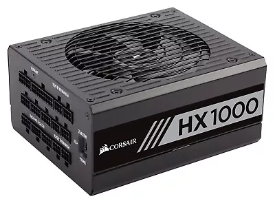 Corsair CP-9020139-NA HX-1000 1000W 80 Plus× Platinum Fully Modular PSU ATX • $100