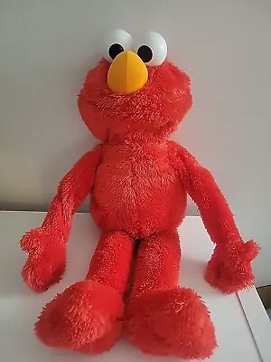 Big Hugs Elmo A4256 Sesame Street Plush Interactive 22  Large Toy Tested Hugs • $24