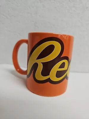 Reeses Mug Cup Coffee Tea Orange Yellow Big Logo • $7.88