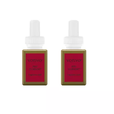 PURA REFILLS Set Of Two (2) VOTIVO RED CURRANT W/o Box - Designer Grade • $23.95