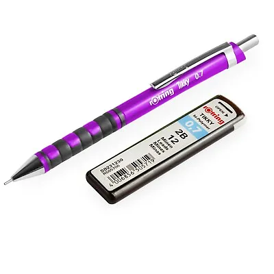 £3.99 • Buy Rotring Tikky Mechanical Pencil - 0.7mm 2B - Purple Barrel + 12 Leads 