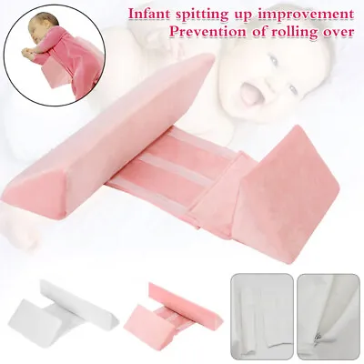 £11.59 • Buy Baby Newborn Side Sleep Pillow Support Wedge Adjustable Anti-Roll Soft Cushion