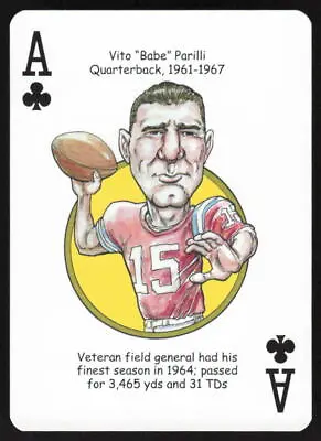 Vito  Babe  Parilli 2019 Hero Decks Patriots Football Heroes Playing Cards • $1