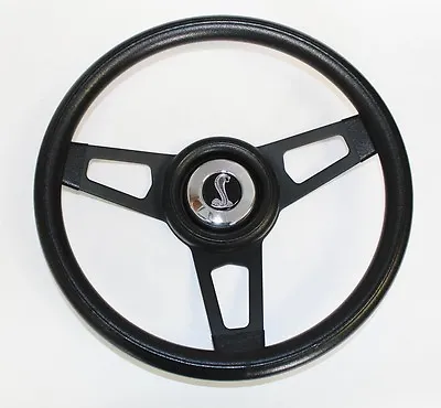 1970-1977 Mustang Cobra II Grant Black Steering Wheel Black Spokes 13 3/4  Cobra • $130.95