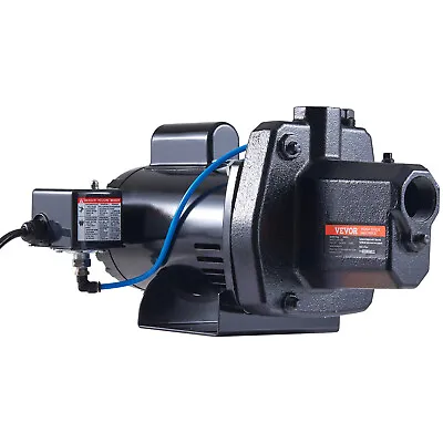 VEVOR 1.5HP 1'' Shallow Well Jet Water Pump Booster Garden Sprinkler 3450 RPM • $179.89