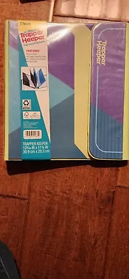 Mead Trapper Keeper Binder 1  Round Rings Windbreaker 12  X 11.25  4812 • $15.99