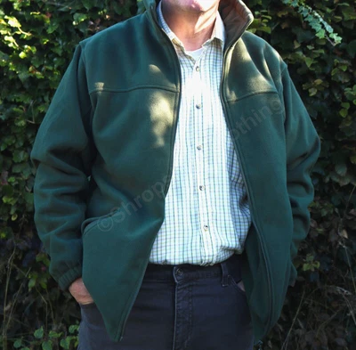 Mens Waterproof & Breathable Fleece Jacket Hunting Outdoors Sherwood Forest Coat • £29.75