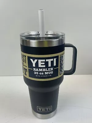 Brand New Yeti 35oz (1L) Rambler Mug With Straw Black • $90