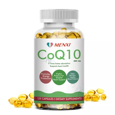 CoQ 10 Coenzyme Q10 300mg 120 Capsules Cardiovascular Heart Health 120 Pills • $22.98