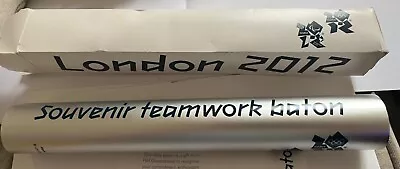 Official London 2012 Olympics Games Maker Volunteer Aluminium Metal Baton Boxed • £15.99