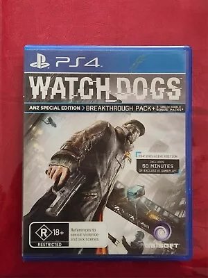 Watchdogs PS4 PlayStation 4 Sony PAL • $8.50