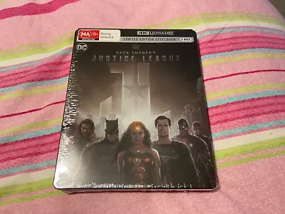 Justice League - 4K HD BLU RAY STEEL BOOK • $299