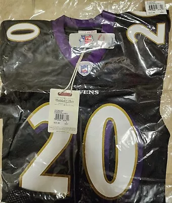 Mitchell & Ness Ed Reed Baltimore Ravens Black Authentic Throwback NFL Jersey 36 • $279.99