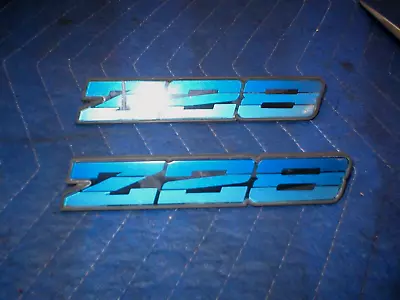 1982-1992 Camaro Z28 Rocker Panel Emblem Set GM OEM BLACK/BLUE/TEAL/ 3 TONE • $44.95