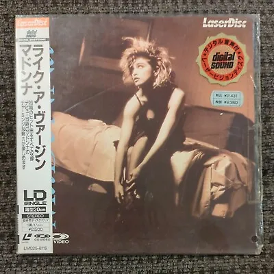 MADONNA Like A Virgin JAPAN 8  Colored Laser Disc LD JM034-0036 W/ OBI + Insert • $49.95