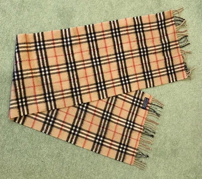 £55 • Buy Genuine Burberry Scarf - Classic Check 31cm (12”) X 133cm (52.5”) - 50% Cashmere