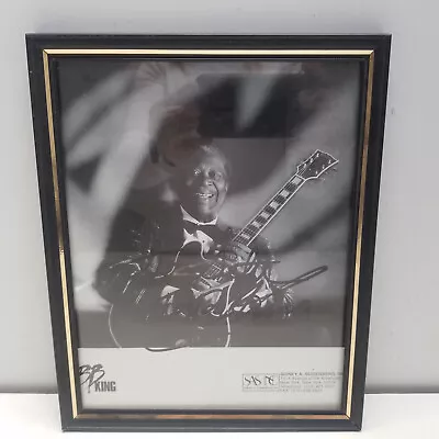 B.B. KING Signed 8 X10  BW Photo Blues Legend  Personalized - Framed • $295