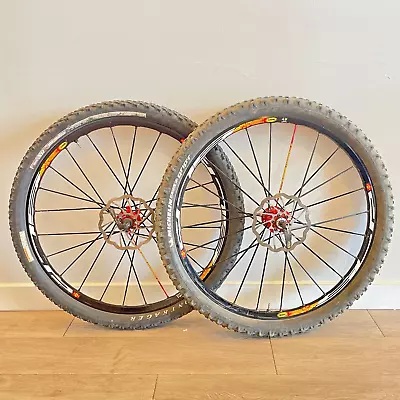 Mavic Crossmax SLR Alloy 26 Tubeless QR Mountain Bike Wheelset 9/10s Disc • $469.95