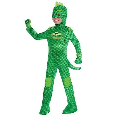 £27.85 • Buy Children's Official PJ Masks Gekko Green Superhero Fun Birthday Deluxe Costume