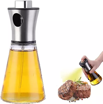 200ml Olive Oil Sprayer Bottle Oil Dispenser Transparent Food-Grade • £5.92