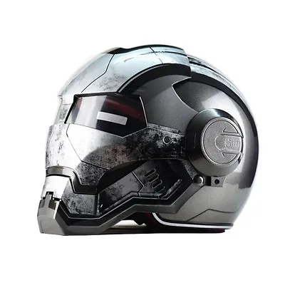 DOT Motorcycle Iron Helmet Masei Full Face Man Helmets Bike Cascos Capacete 610 • $149.98