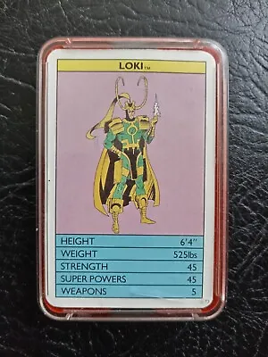 Rare Marvel Super Villains Top Trumps Card Game. Waddington Games Ltd 1988. • £30