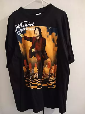 Micheal Jackson Original 1997 History Tour T Shirt Size XL Dates On Back • £60