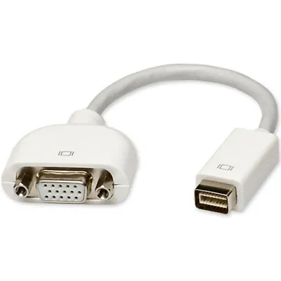 Mini DVI To VGA Cable Adapter For APPLE IMac Macbook G4 • $8.50