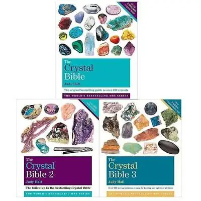 £15.99 • Buy The Crystal Bible Vol 1-3 Collection 3 Books Set By Judy Hall NEW